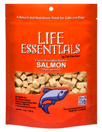 Life Essentials Wild Alaskan Salmon Freeze-Dried Cat & Dog Treats, 5-oz bag