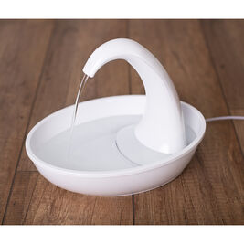 Pioneer Pet Swan Plastic Pet Drinking Fountain