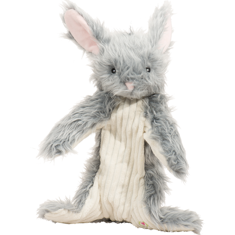 HuggleHounds X-Brace Dog Toy, Birch Bunny image number null