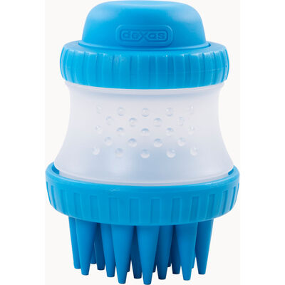 Dexas Popware for Pets ScrubBuster Dog Washing Brush, Blue