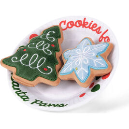 P.L.A.Y. Holiday Merry Woofmas Dog Toy, Christmas Eve Cookies