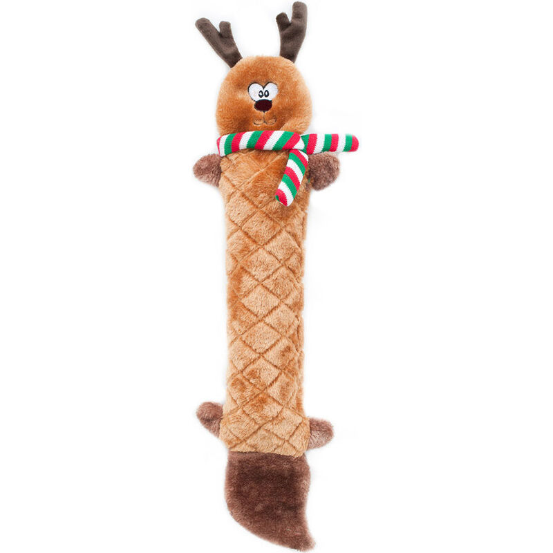 ZippyPaws Holiday Jigglerz Dog Toy, Reindeer image number null