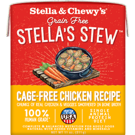 Stella & Chewy's Stella's Stew Wet Dog Food, Cage-Free Chicken