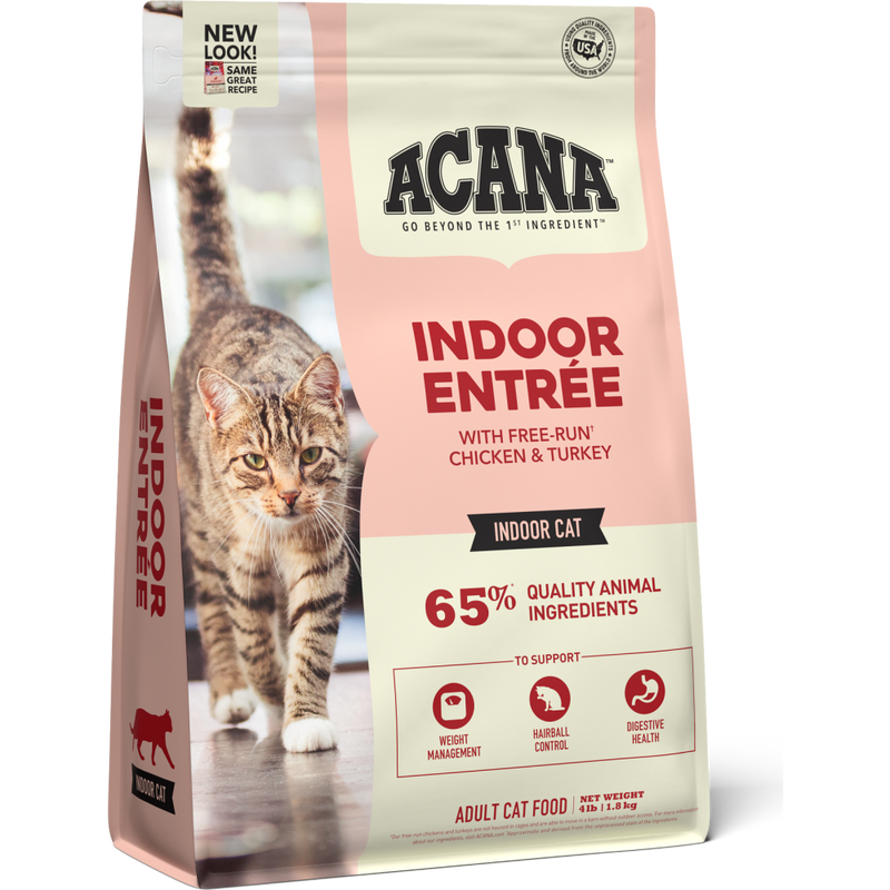 Acana Dry Cat Food, Indoor Entree, 4-lb image number null