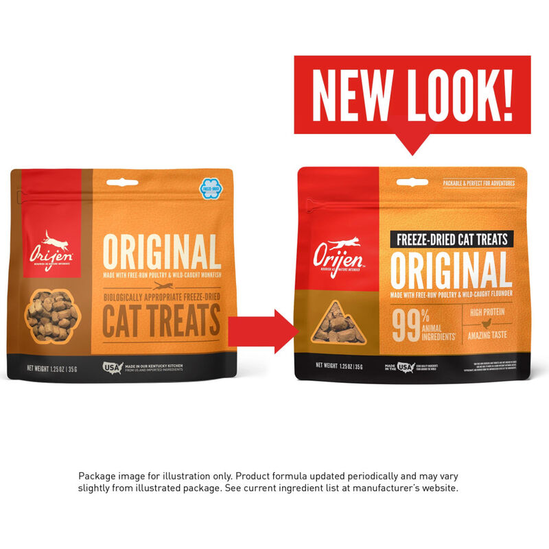 Orijen Freeze-Dried Cat Treats, Original, 1.25-oz image number null