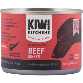 Kiwi Kitchens Canned Dog Food, Beef, 6-oz