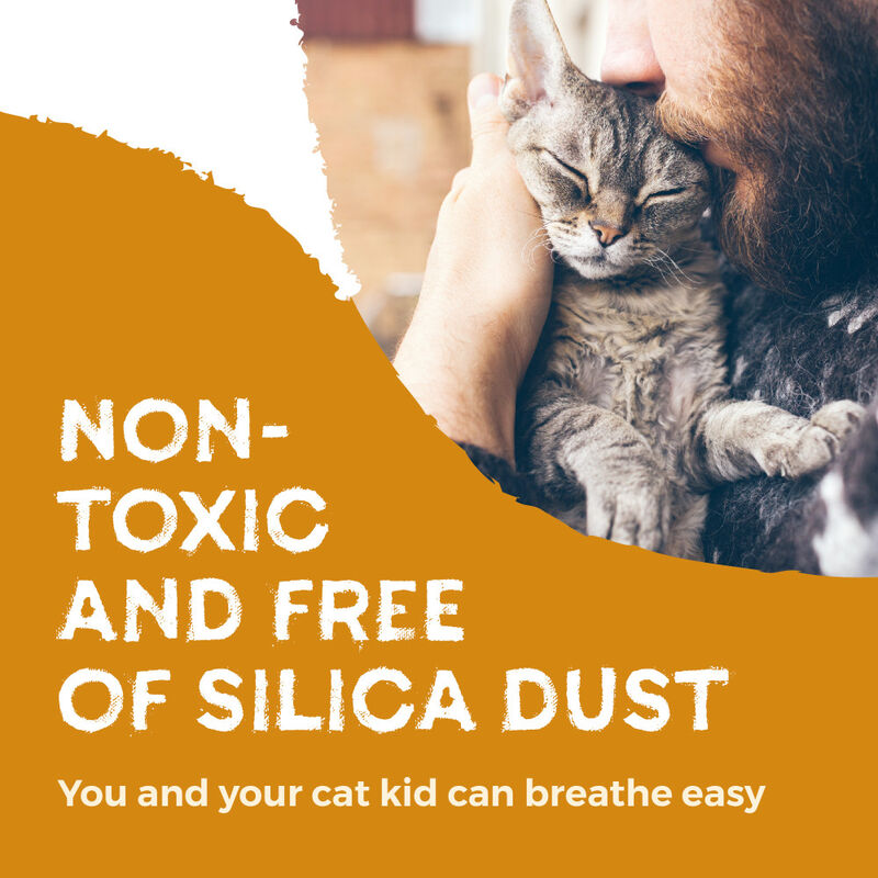 Naturally Fresh Walnut Shell Cat Litter, Quick-Clumping Herbal Attraction, 14-lb image number null