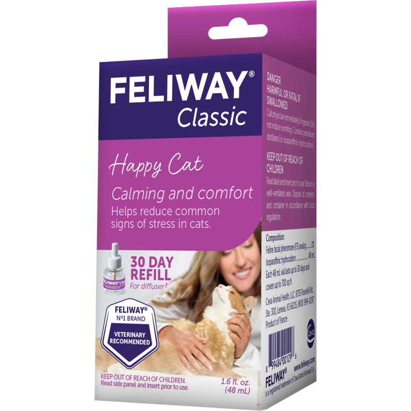Feliway Classic Calming Cat Pheromones, Refill image number null
