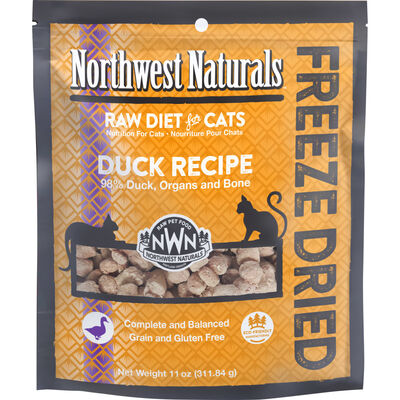 Northwest Naturals Raw Freeze-Dried Cat Food, Duck