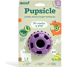 Woof Pupsicle Treat-Dispensing Dog Toy, Lavender