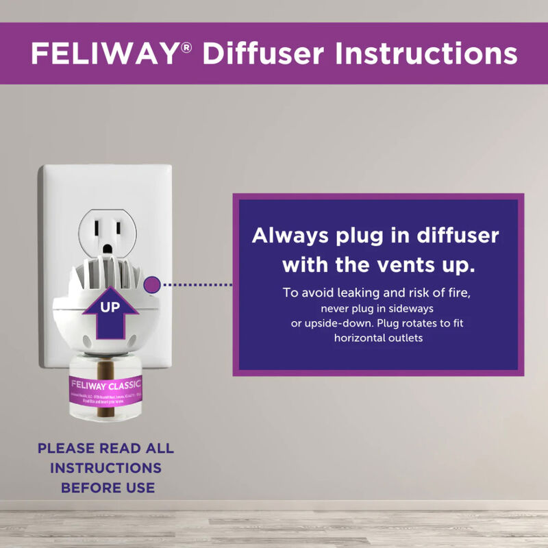 Feliway Classic Calming Cat Pheromones, Refill image number null