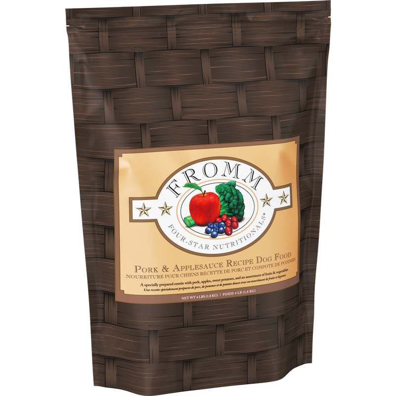 Fromm Four-Star Dry Dog Food, Pork & Applesauce, 4-lb image number null