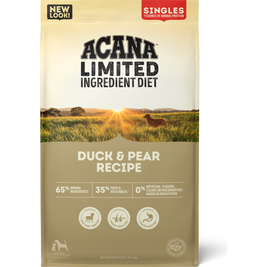 Acana Singles Limited Ingredient Diet Dry Dog Food, Duck & Pear