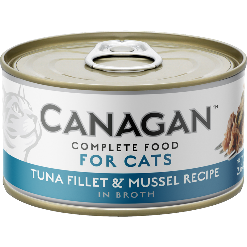 Canagan Grain-Free Canned Cat Food, Tuna & Mussels, 2.64-oz image number null