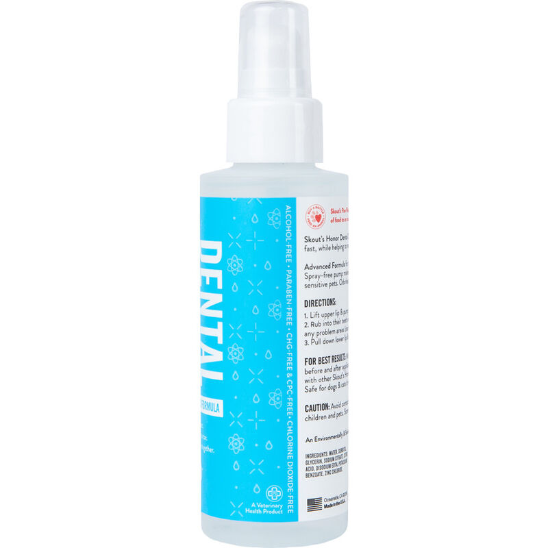 Skout's Honor Oral Care Dental Drops for Pets, Advanced Formula, 4-oz image number null