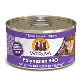 Weruva Classic Canned Cat Food, Polynesian BBQ, Grilled Red Bigeye