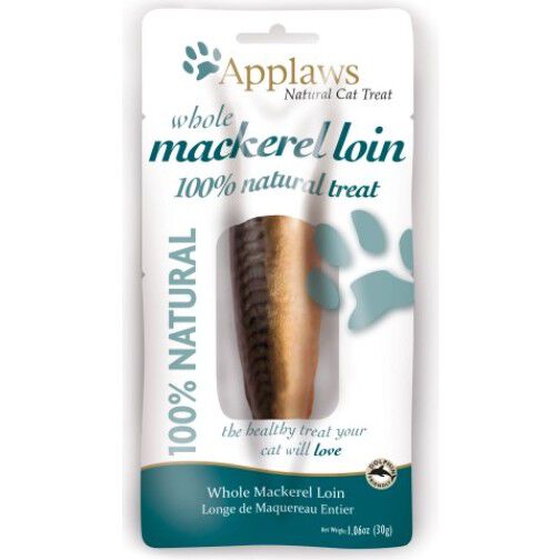 Mud Bay Buy Applaws Natural Loin Cat Treat Mackerel 1.06 oz