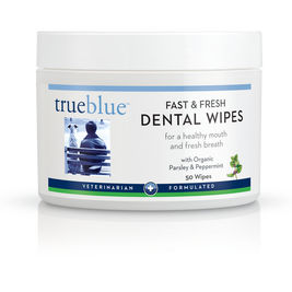 TrueBlue Fast & Fresh Dog Dental Wipes, 50-count