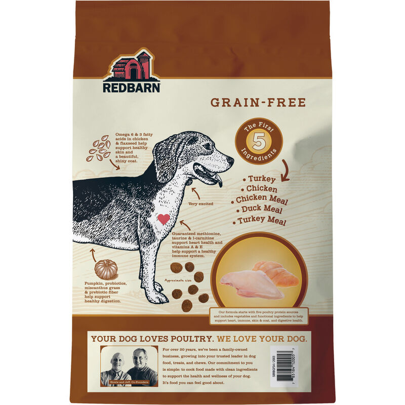 Redbarn Grain-Free Dry Dog Food, Sky, 4-lb image number null