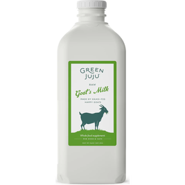Green Juju Whole Food Frozen Pet Food Topper, Raw Goat's Milk