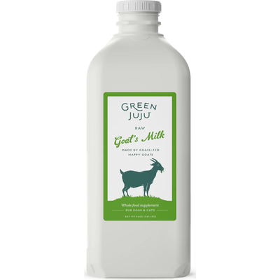 Green Juju Whole Food Frozen Pet Food Topper, Raw Goat's Milk