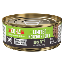 Koha Limited Ingredient Diet Pate Canned Cat Food, Duck