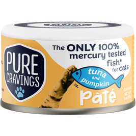 Pure Cravings Pate Canned Cat Food, Tuna & Pumpkin