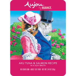 Rawz Aujou Wet Cat Food, Aku Tuna & Salmon