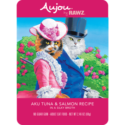 Rawz Aujou Wet Cat Food, Aku Tuna & Salmon