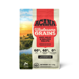 Acana Wholesome Grains Dry Dog Food, Red Meat