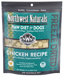 Northwest Naturals Raw Freeze-Dried Dog Food, Nuggets, Chicken