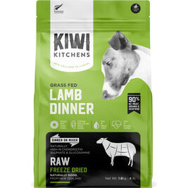 Kiwi Kitchens Freeze-Dried Dog Food, Lamb, 4-lb