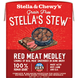 Stella & Chewy's Stella's Stew Red Meat Medley Wet Dog Food, 11-oz