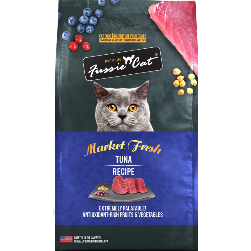 Fussie Cat Market Fresh Dry Cat Food, Tuna image number null