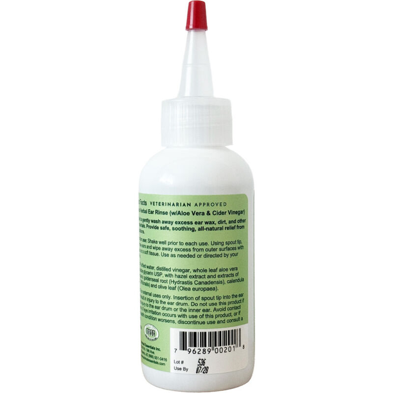 Animal Essentials Herbal Ear Rinse for Dogs & Cats, 4-oz image number null
