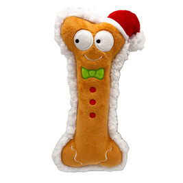 Huxley & Kent Holiday Dog Toy, Gingerbread Bone