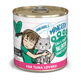 B.F.F. Best Feline Friend Originals Minced! Canned Cat Food, Tuna & Pumpkin Valentine