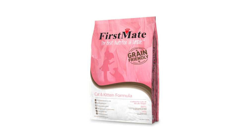 First mate deals cat food