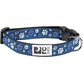 RC Pets Clip Dog Collar, Fresh Tracks Blue