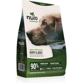 Nulo Challenger Dry Dog Food, Puppy & Adult, Game Bird Quarry, Duck Turkey & Guinea Fowl
