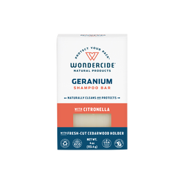 Wondercide Flea & Tick Dog Shampoo Bar, Geranium, 4-oz