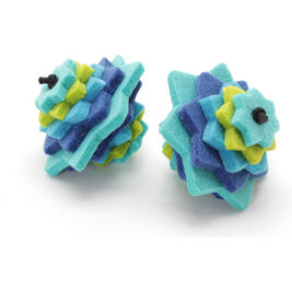 Hauspanther Stacks Felt Cat Toy, Ocean