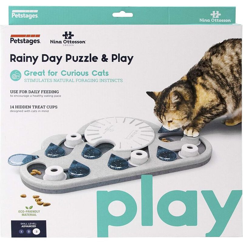 Nina Ottosson Rainy Day Puzzle & Play Cat Game