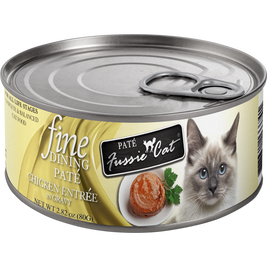 Fussie Cat Fine Dining Pate Canned Cat Food, Chicken