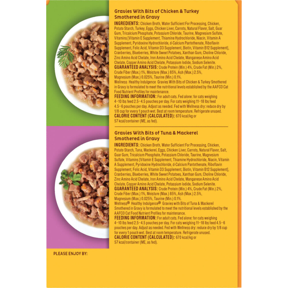 Wellness gravies cat food on sale
