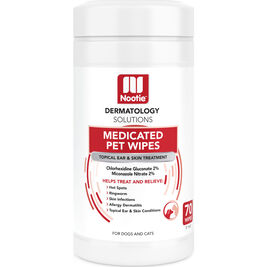 Nootie Dermatology Solutions Medicated Antimicrobial Wipes, Large, 70-ct