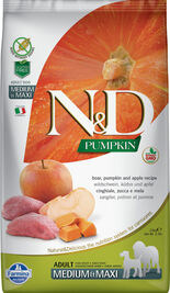Farmina N&D Pumpkin Dry Dog Food, Boar & Apple, Adult, Medium & Maxi