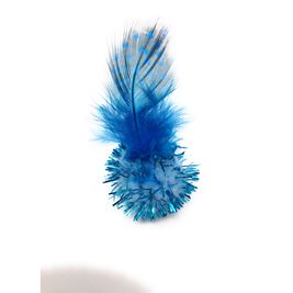 Boca Pet Tabby Tinsel Feather Puff Cat Toy