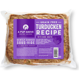 A Pup Above Frozen Dog Food ,Turducken Patty, 1#