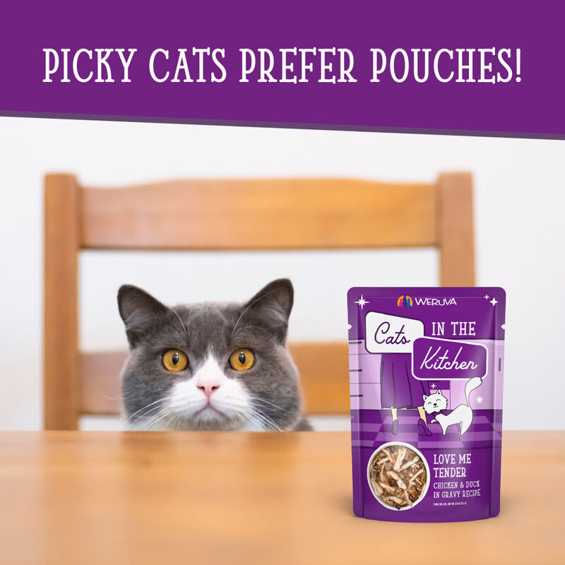 Cats in the Kitchen Originals Wet Cat Food, Love Me Tender, Chicken & Duck, 3-oz image number null